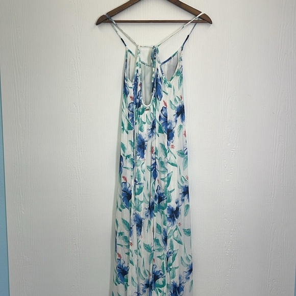 Roxy - Lockout Point Floral Pattern Spaghetti Strap Lined Maxi Dress Size XS - Picture 10 of 12